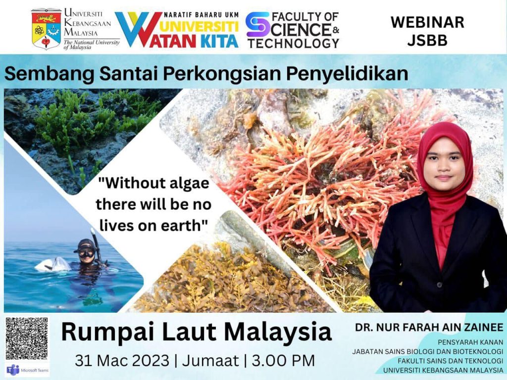 Seminar Sembang Santai Perkongsian Penyelidikan Rumpai Laut Malaysia