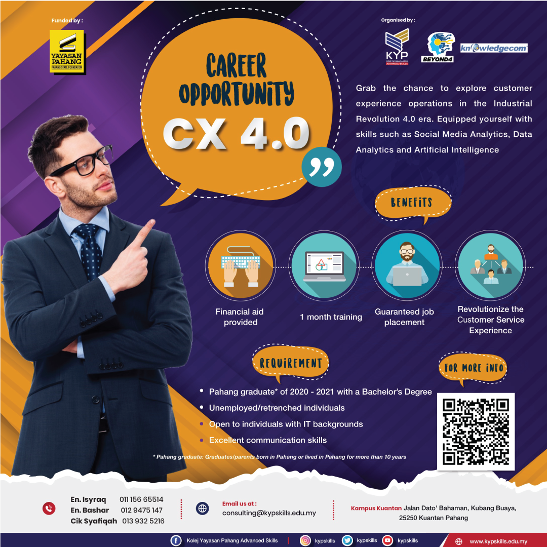 Career Opportunity In Ir For Pahang Graduates Cx Pusat