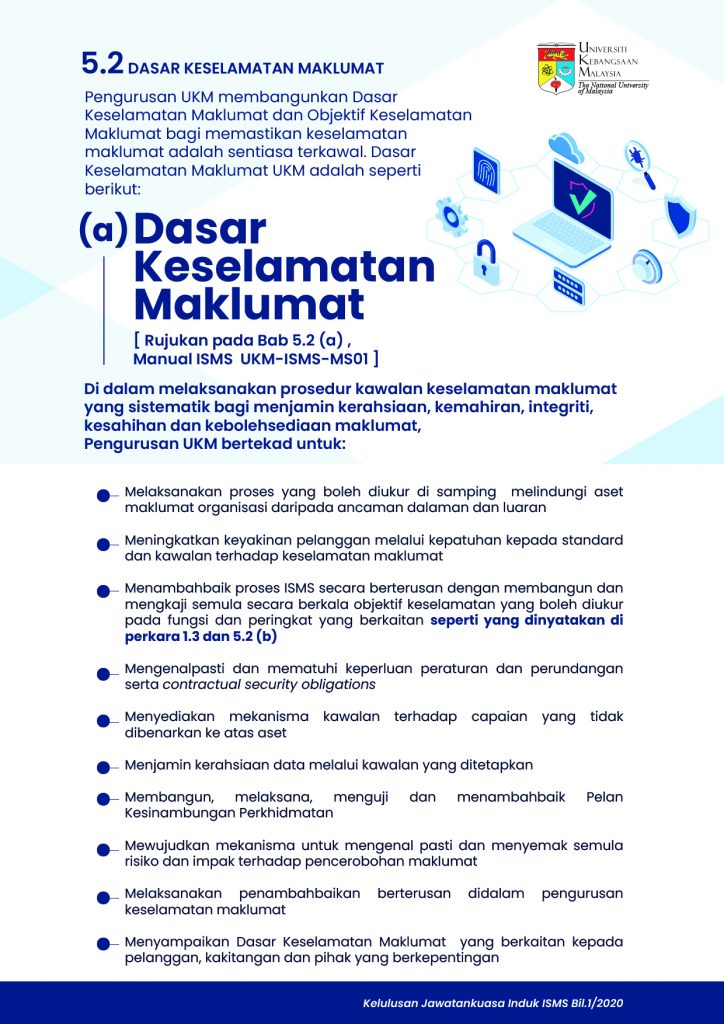 DASAR KESELAMATAN TEKNOLOGI MAKLUMAT DAN KOMUNIKASI ICT UKM | PUSAT ...