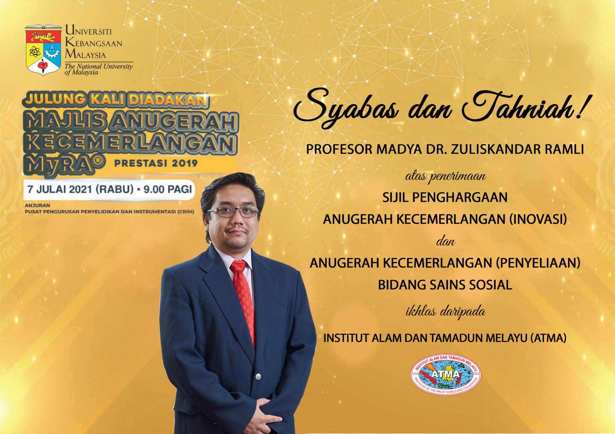 Syabas Dan Tahniah Institut Alam Dan Tamadun Melayu