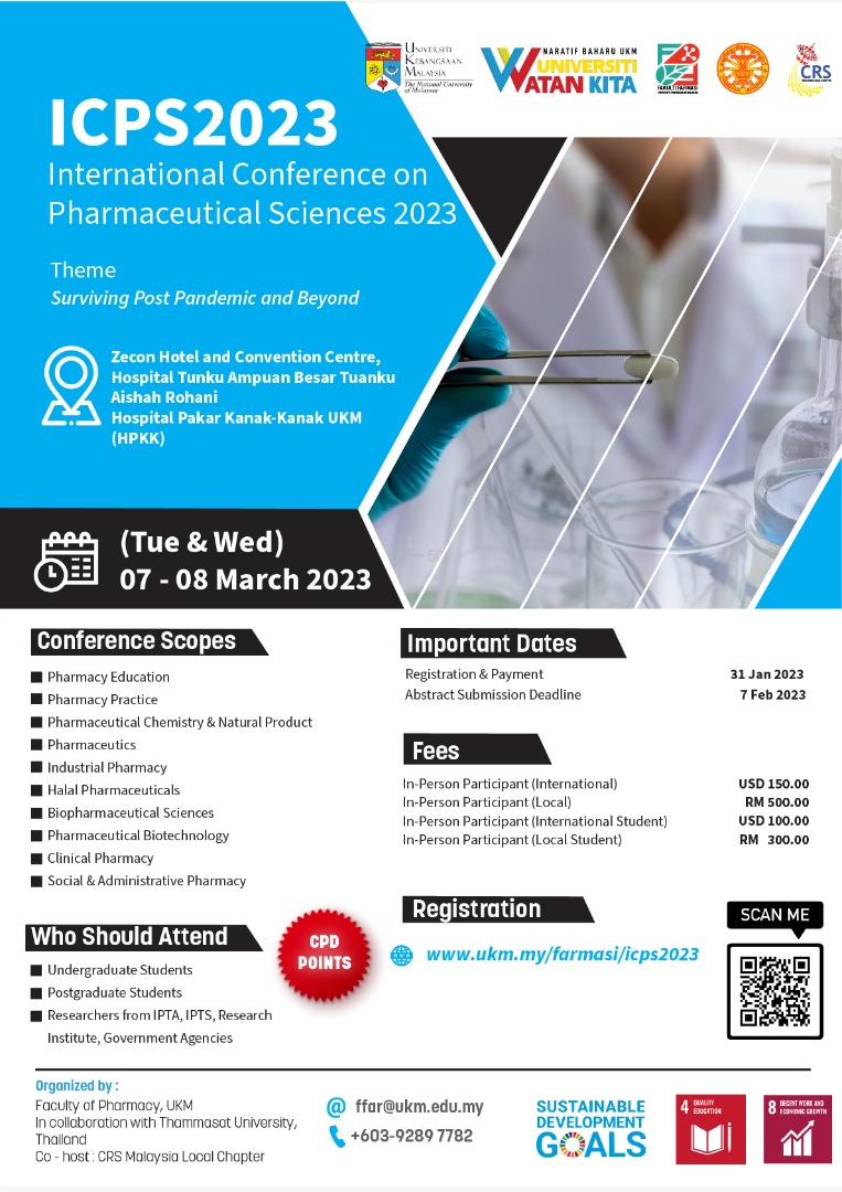 ICPS2023 International Conference on Pharmaceutical Sciences 2023