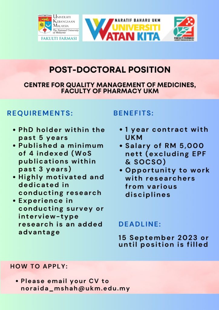 post doctoral position phd