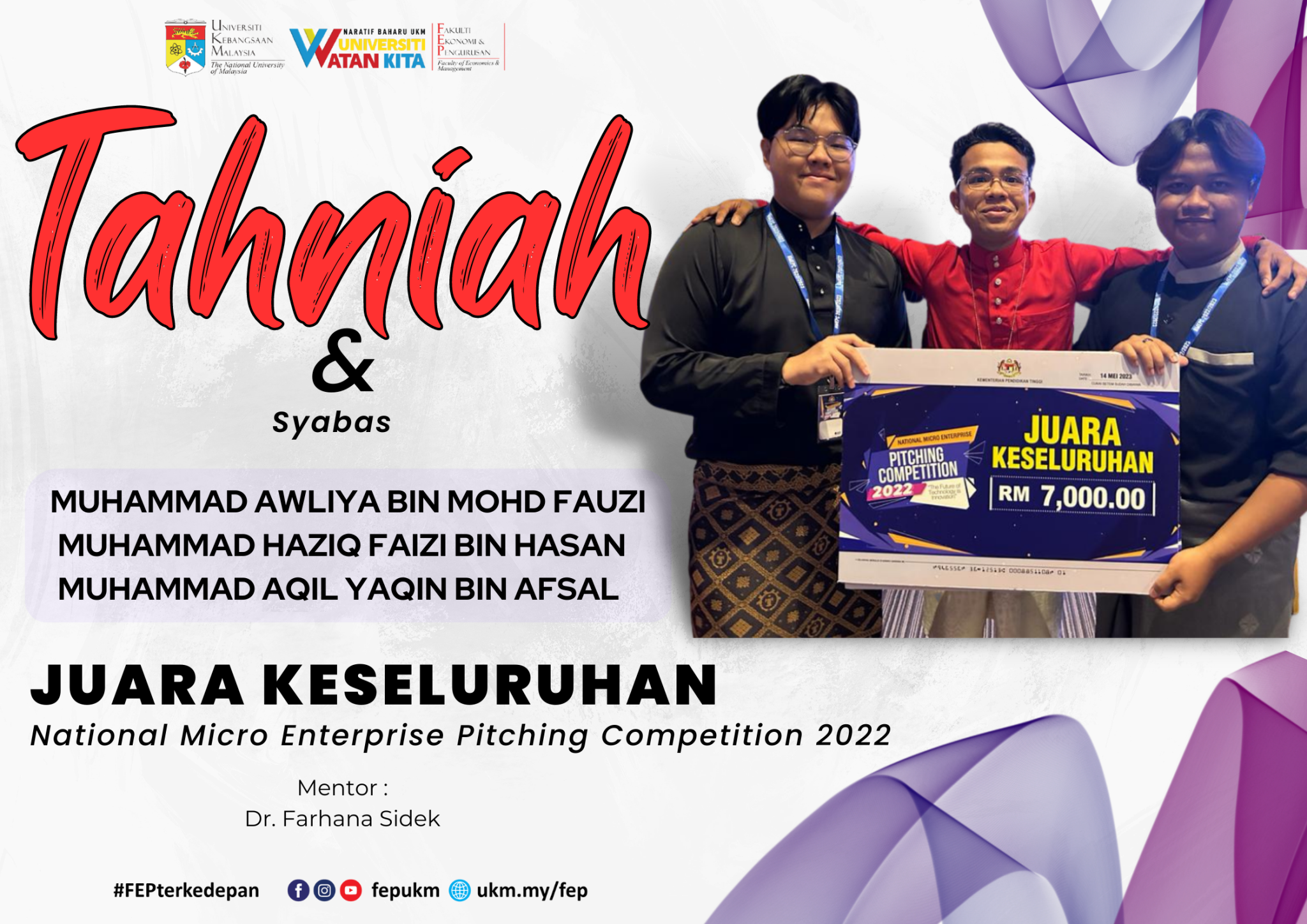 Prasiswazah FST UKM on X: Disampaikan tarikh-tarikh penting