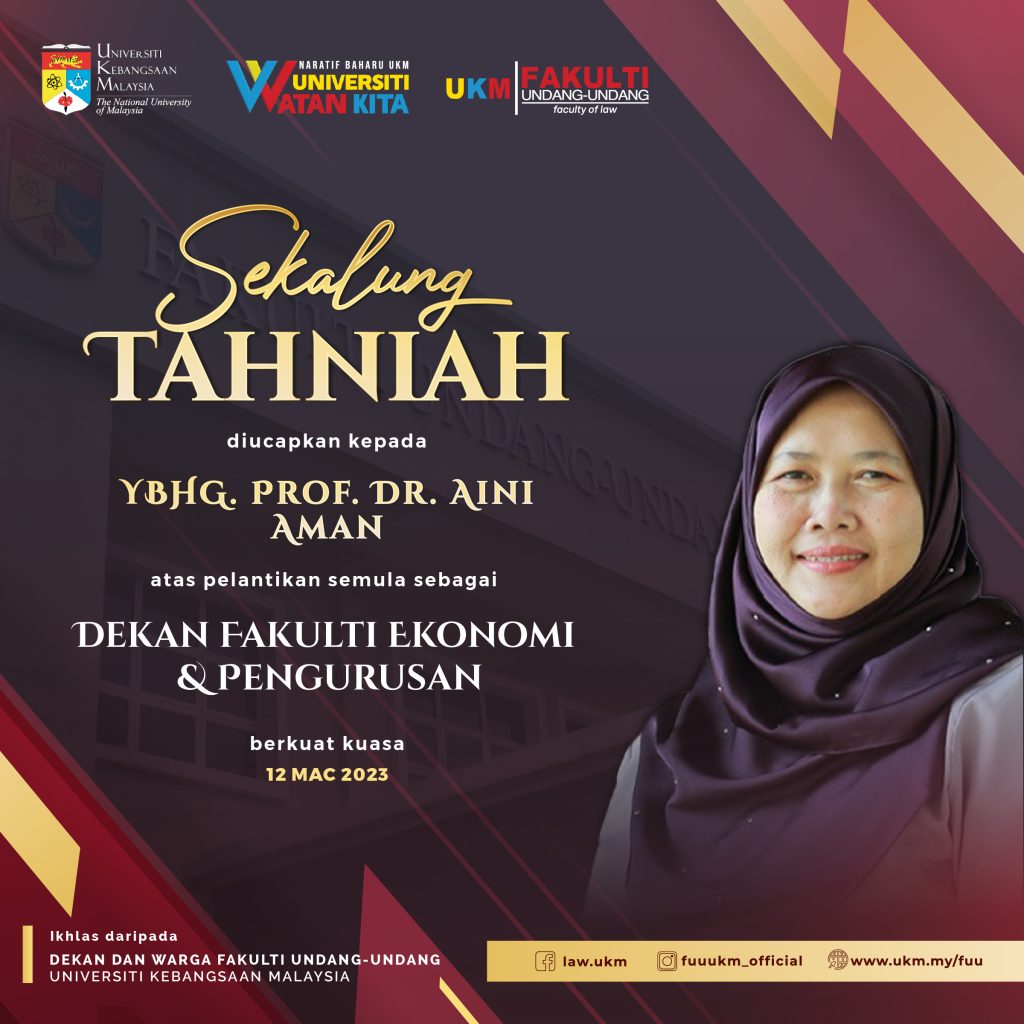 Sekalung Tahniah diucapkan kepada YBhg. Prof. Dr. Aini Aman atas ...