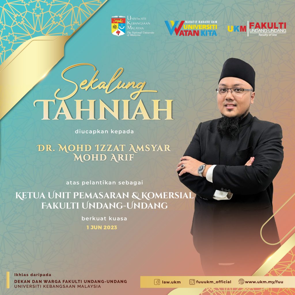 Sekalung Tahniah diucapkan kepada Dr. Mohd Izzat Amsyar Mohd Arif di ...