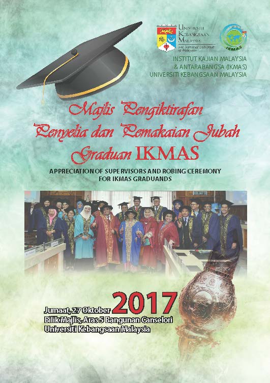 APPRECIATION OF SUPERVISORS AND ROBING CEREMONY FOR IKMAS GRADUANDS ...