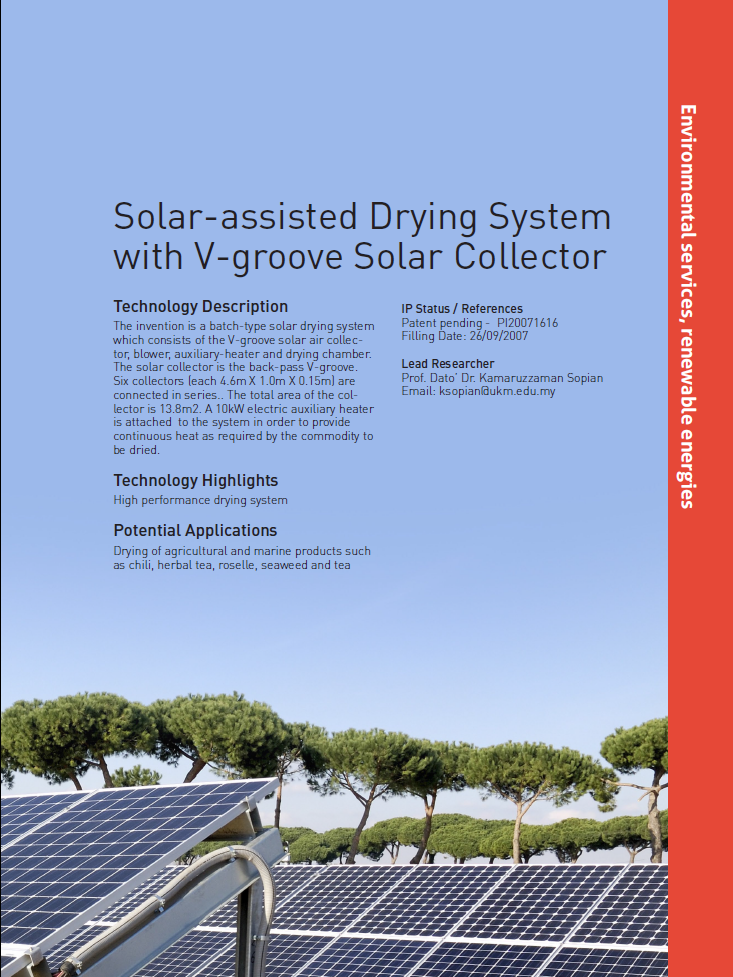 3_044_Solar-Assisted Drying System with V-Groove Solar Collector