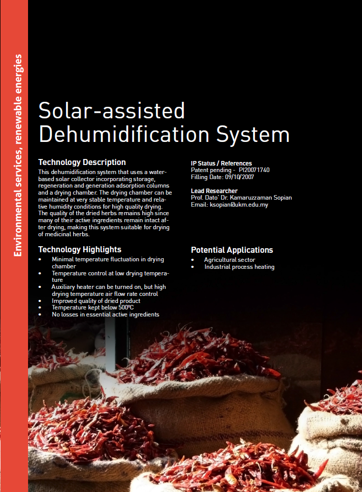 3_045_Solar-Assisted Dehumidification System