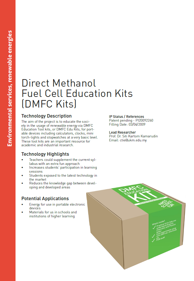 3_053_Direct Methanol Fuel Cell Education Kits (DMFC Kits)