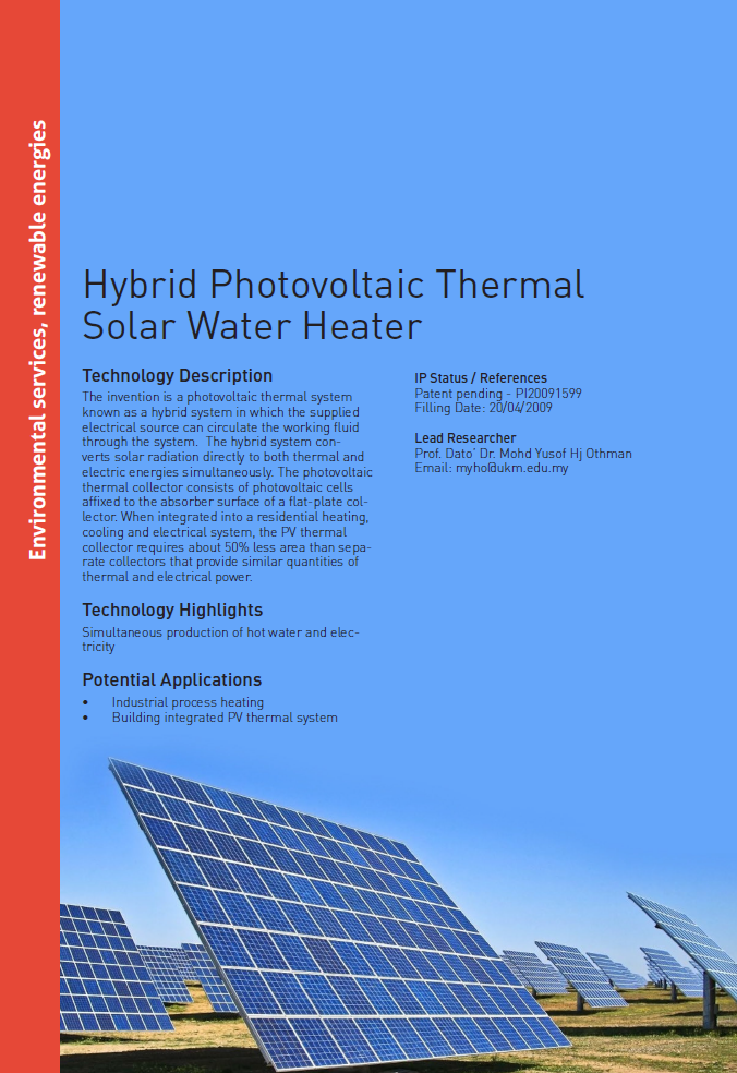 3_057_Hybrid Photovoltaic Thermal Solar Water Heater