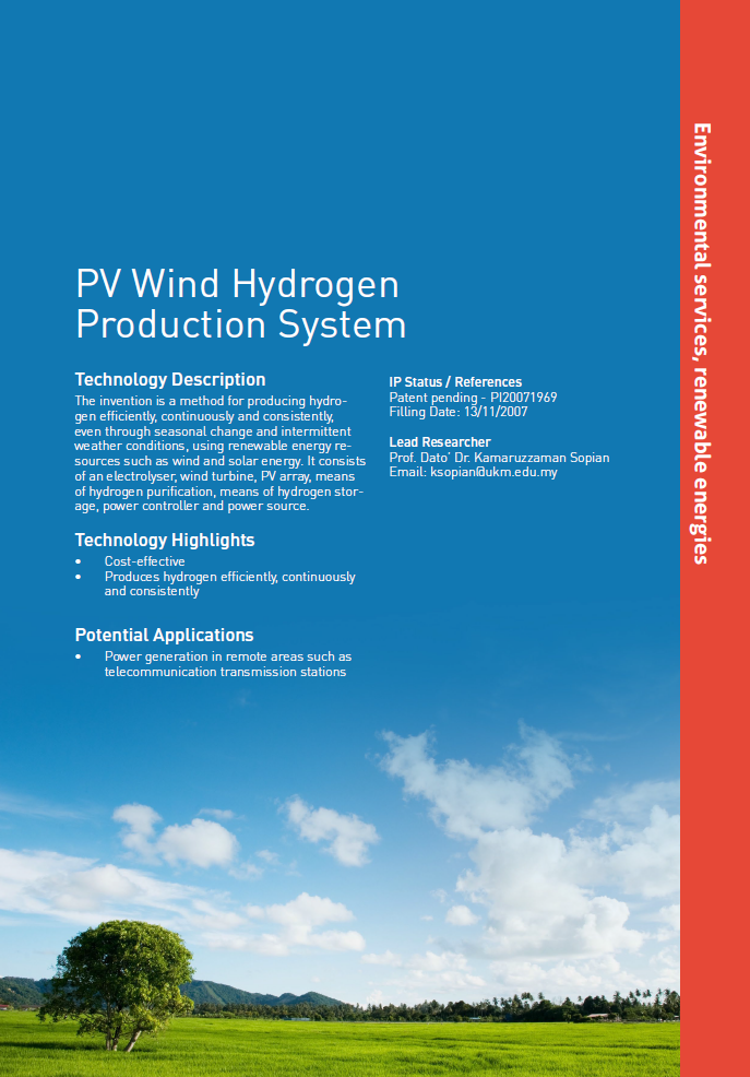 3_058_PV Wind Hydrogen Production System