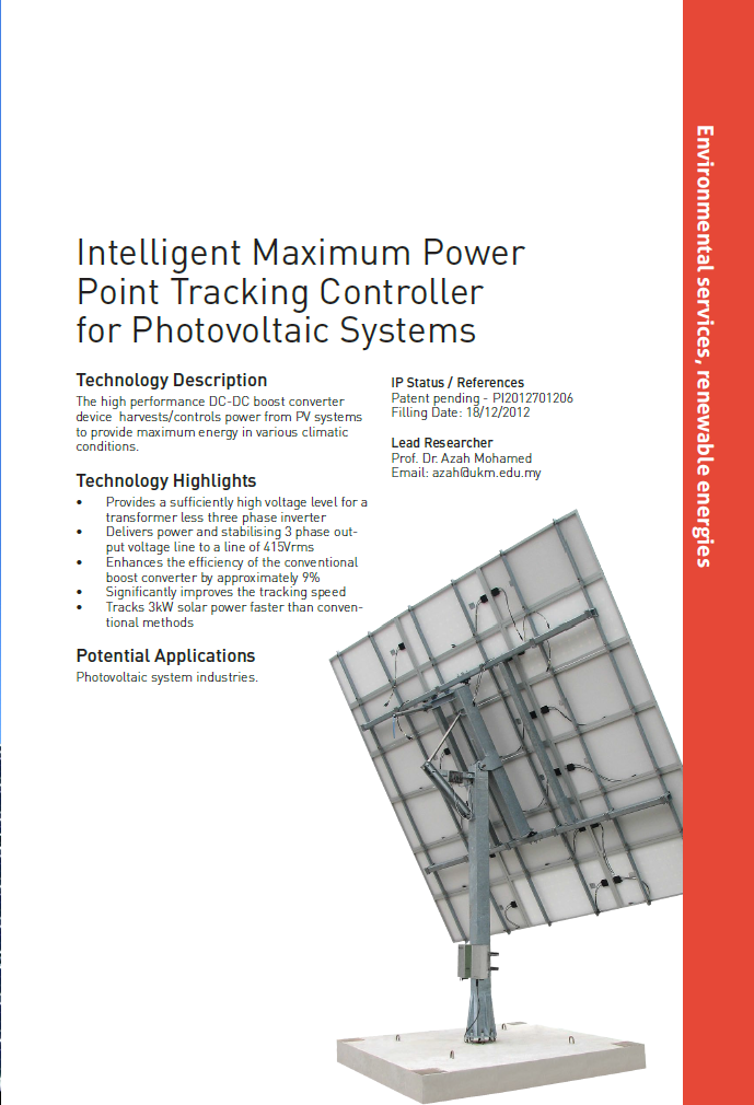 3_064_Intelligent Maximum Power Point Tracking Controller for Photovoltaic Systems