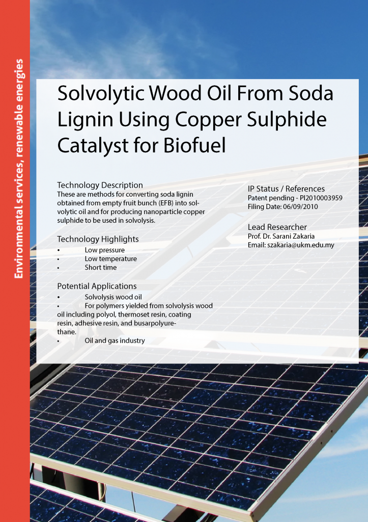 3_075_Solvolytic Wood Oil from Soda Lignin using Copper Sulphide Catalyst for Biofuel