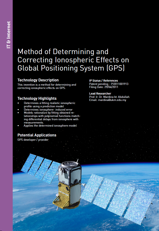 5_085_Method of Determining and Correcting Ionospheric Effects on Global Positioning System (GPS)