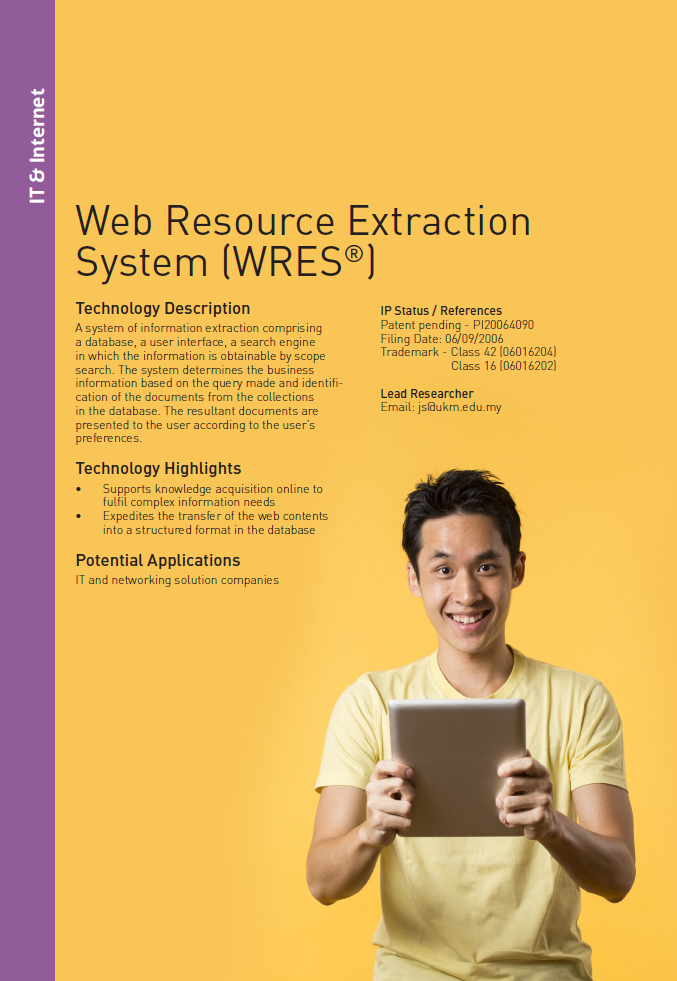 5_091_Web Resource Extraction System (WRES®)