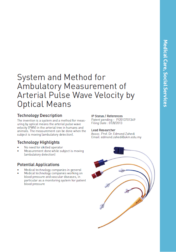 11_193_System and Method for Ambulatory Measurement of Arterial Pulse Wave Velocity by Optical Means