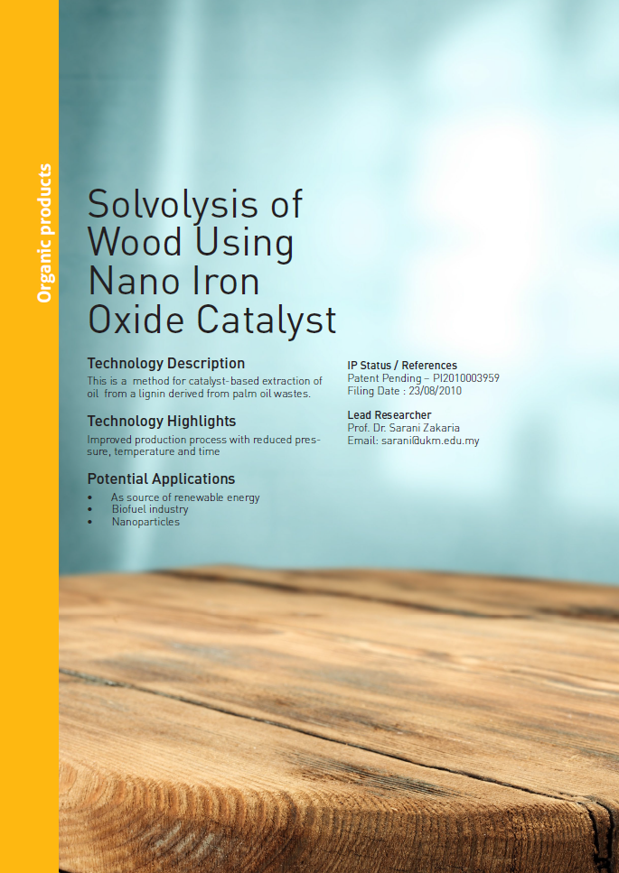 1_026_Solvolysis of Wood Using Nano Iron Oxide Catalyst