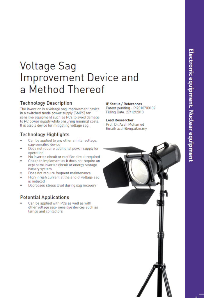 6_119_Voltage Sag Improvement Device and a Method Thereof