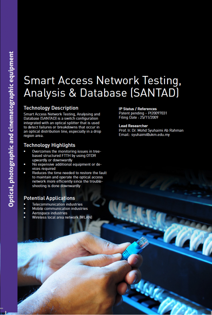 6_128_Smart Access Network Testing, Analysis & Database (SANTAD)