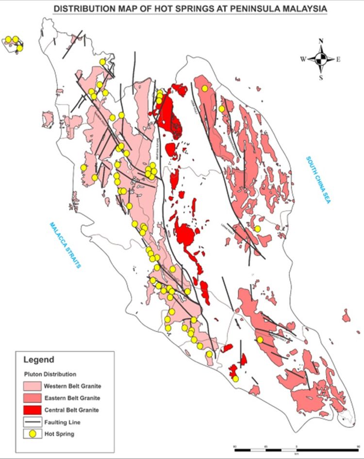 Map Hot Spring