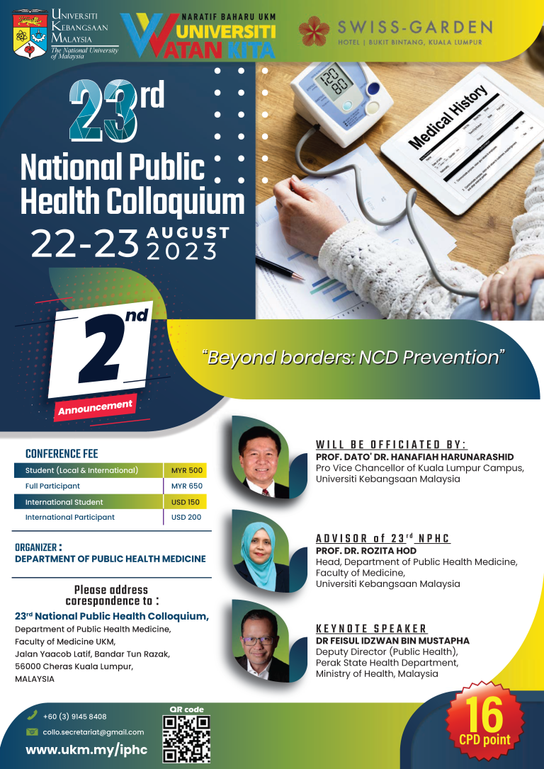 23rd National Public Health Colloquium