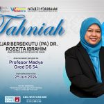 Kenaikan Pangkat Mejar Bersekutu (PA) Prof. Madya Dr. Roszita Ibrahim
