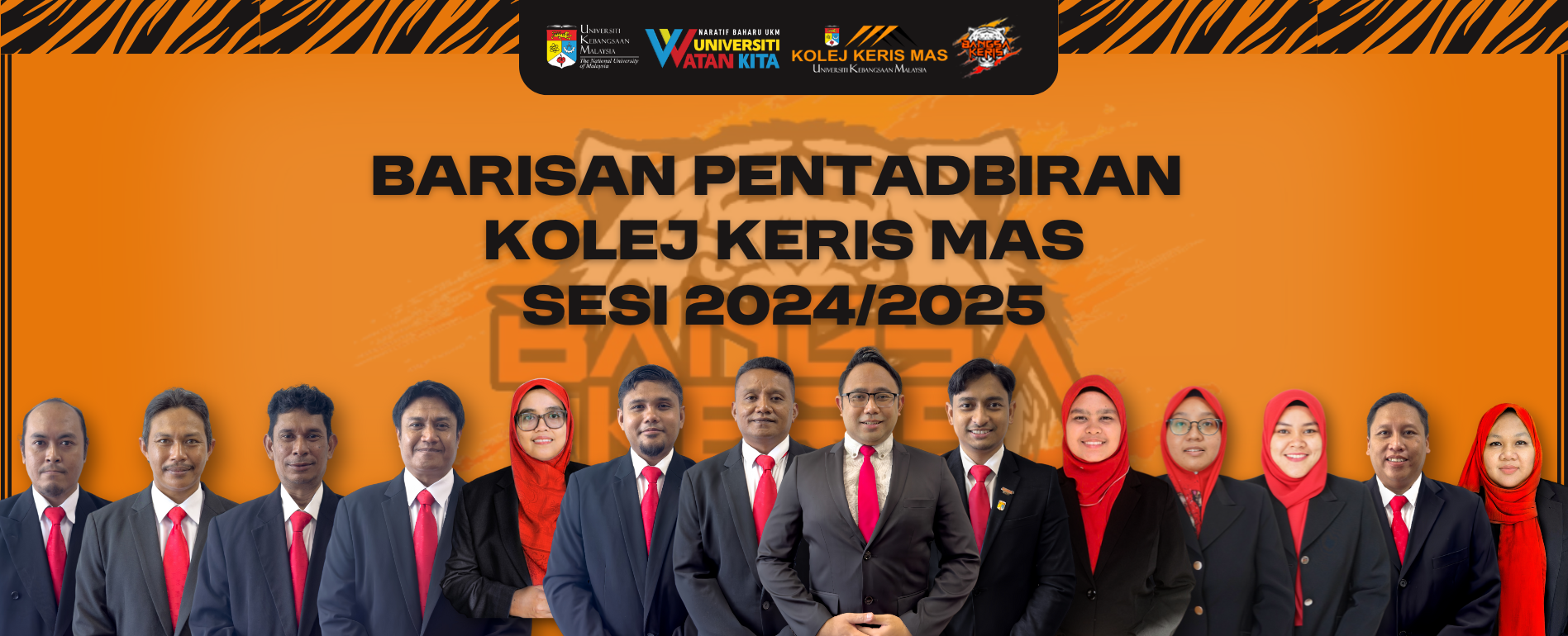 BARISAN PENTADBIRAN KOLEJ KERIS MAS SESI 2024/2025