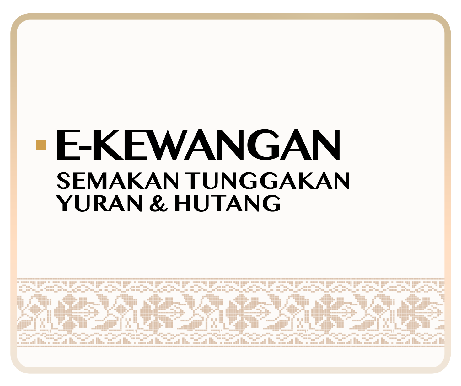 e-kewangan