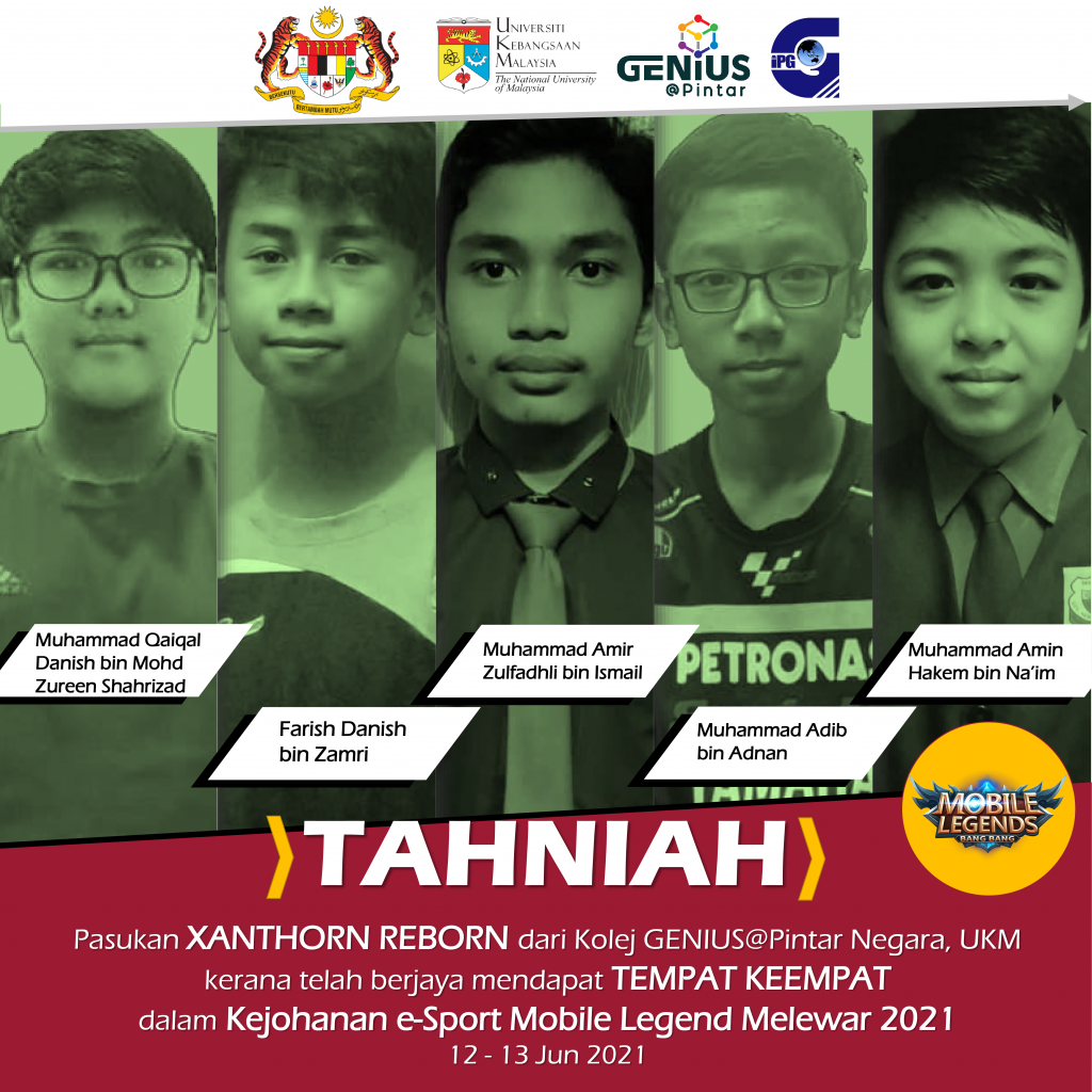 Aktiviti & Kejayaan Tahun 2021 - Pusat GENIUS@Pintar Negara, UKM