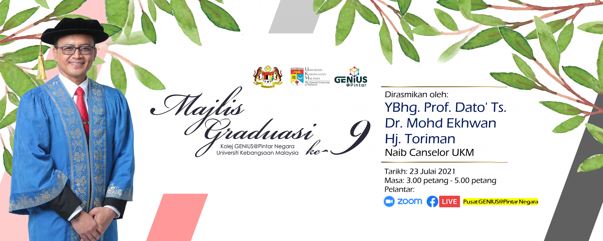 Majlis Graduasi Ke-9 - Pusat GENIUS@Pintar Negara, UKM