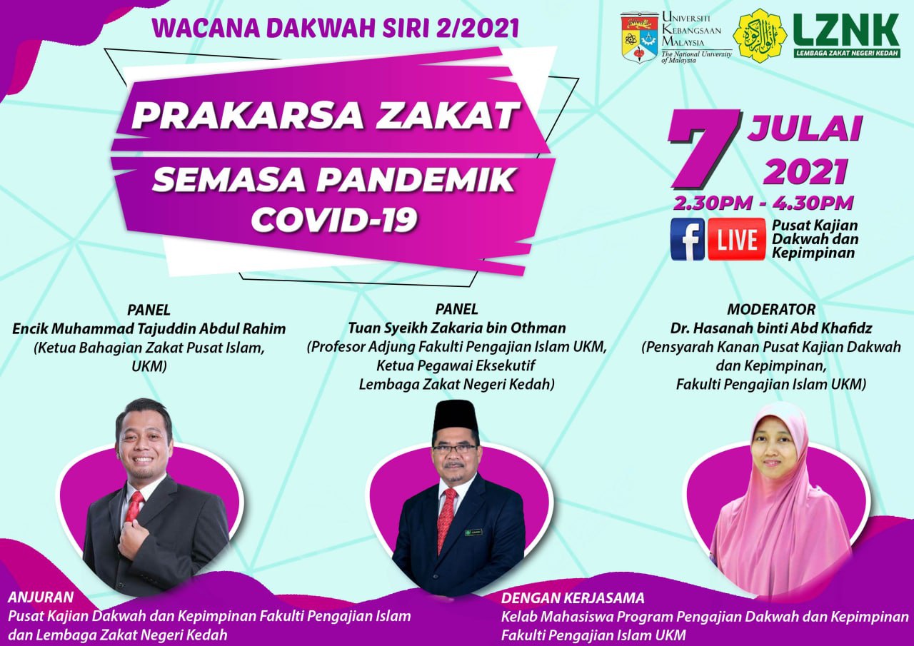 Prakarsa Zakat Semasa Pandemik Covid 19 Pusat Islam