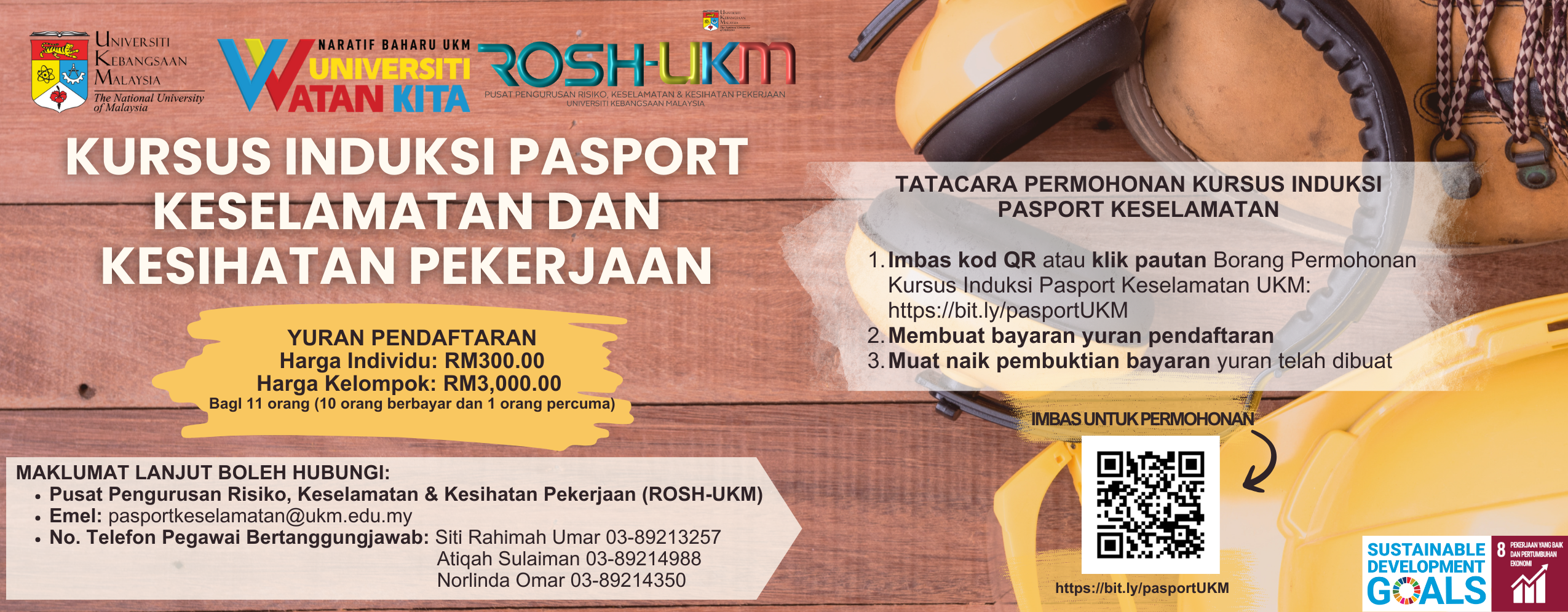 Kursus Induksi Pasport Keselamatan UKM