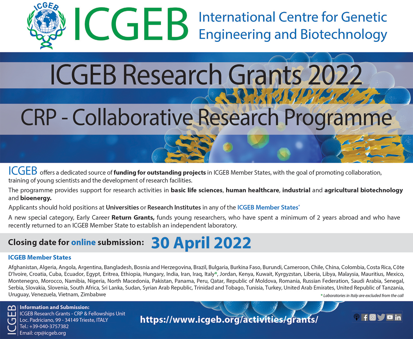 research grants 2022