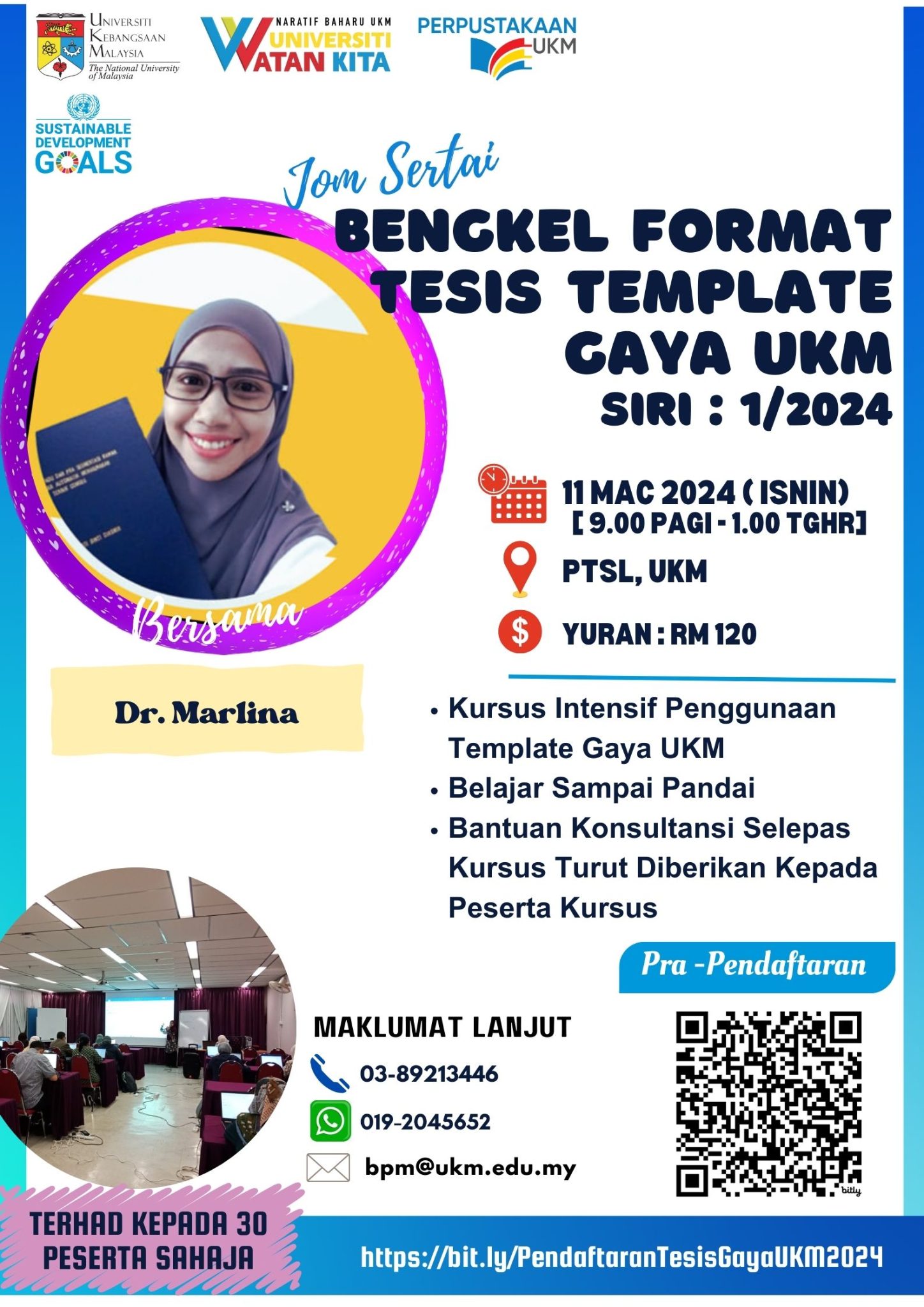 GAYA UKM FORMAT TEMPLATE WORKSHOP - Secretariat Of Postgraduate Studies