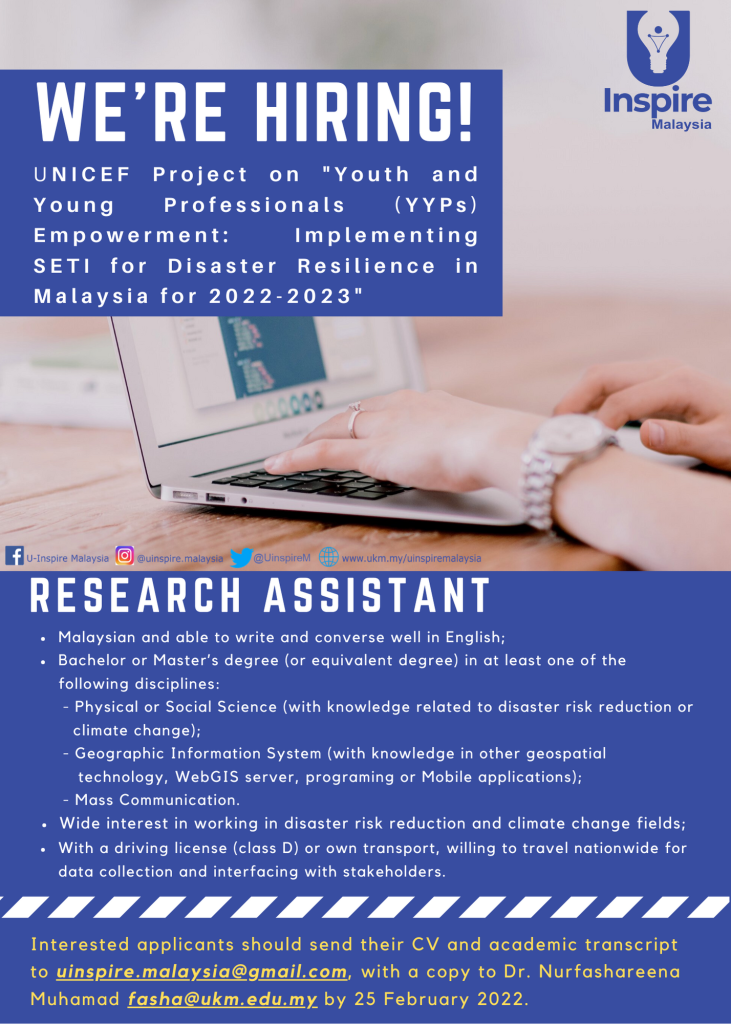 research assistant vacancy upm