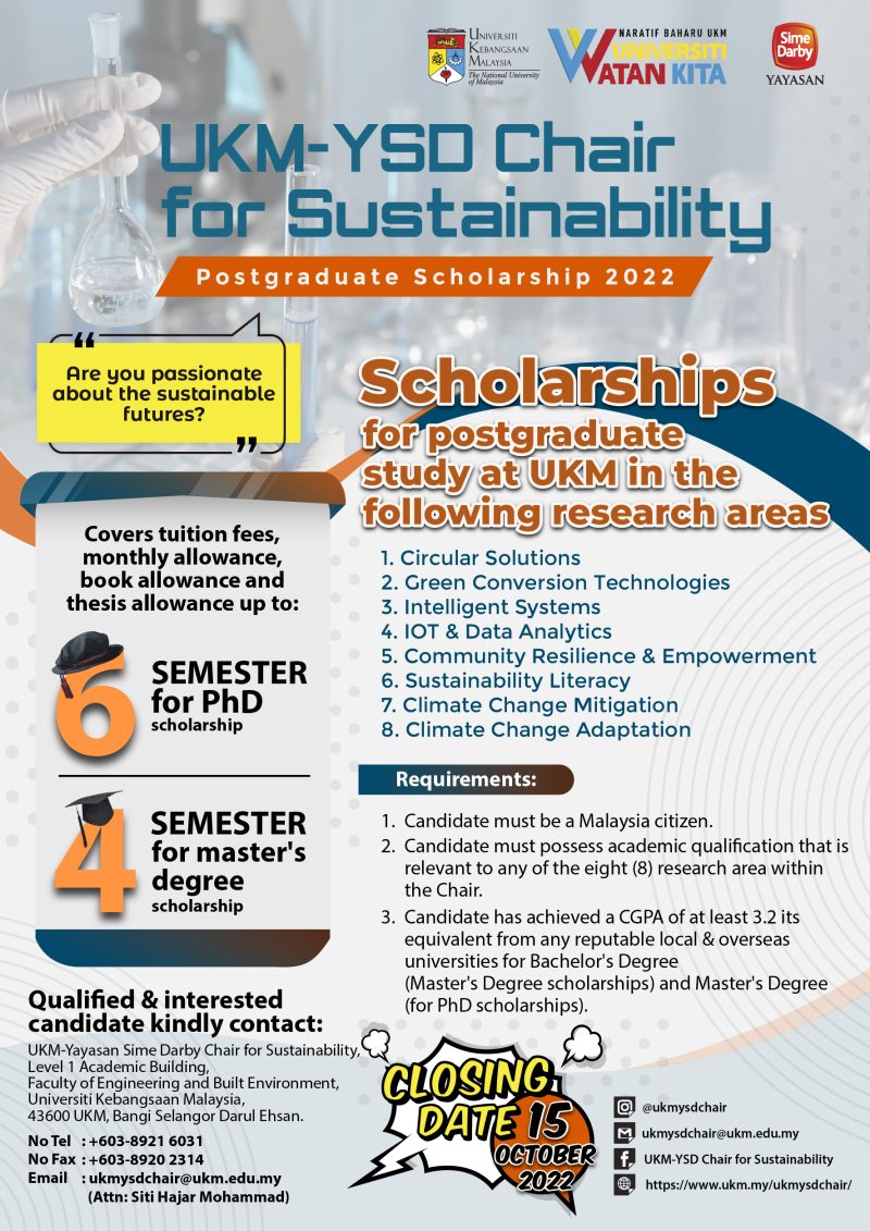 ukm phd scholarship