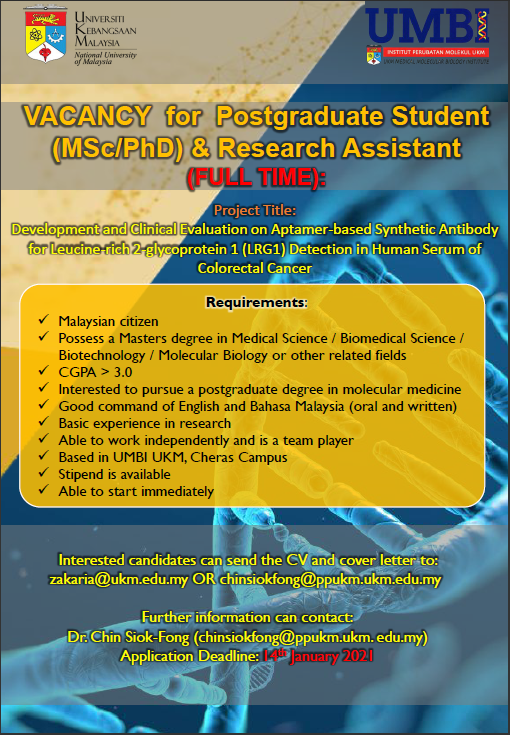 research assistant job in kl
