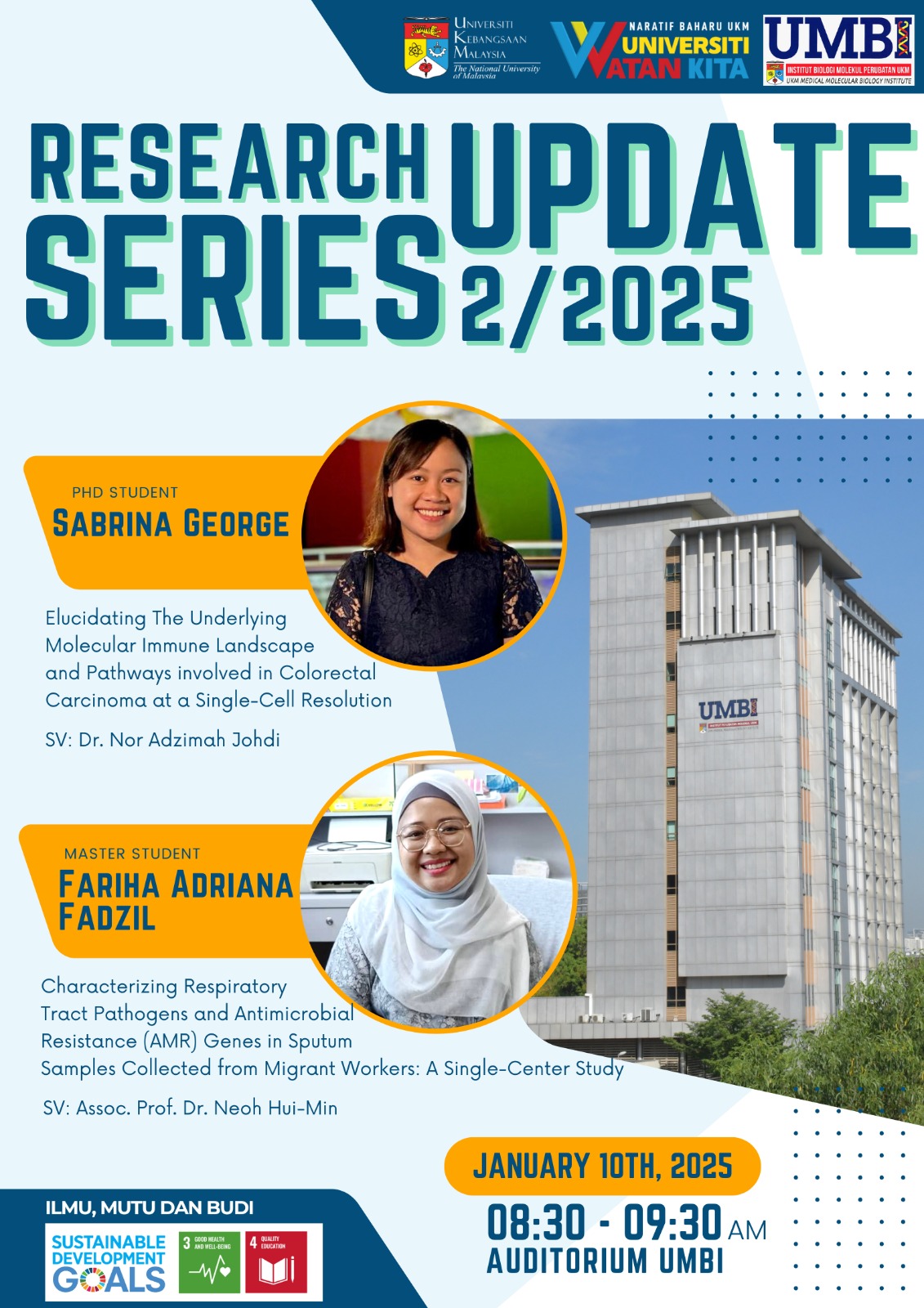 UMBI Research Update Series in Molecular Medicine No. 2/2025 UKM