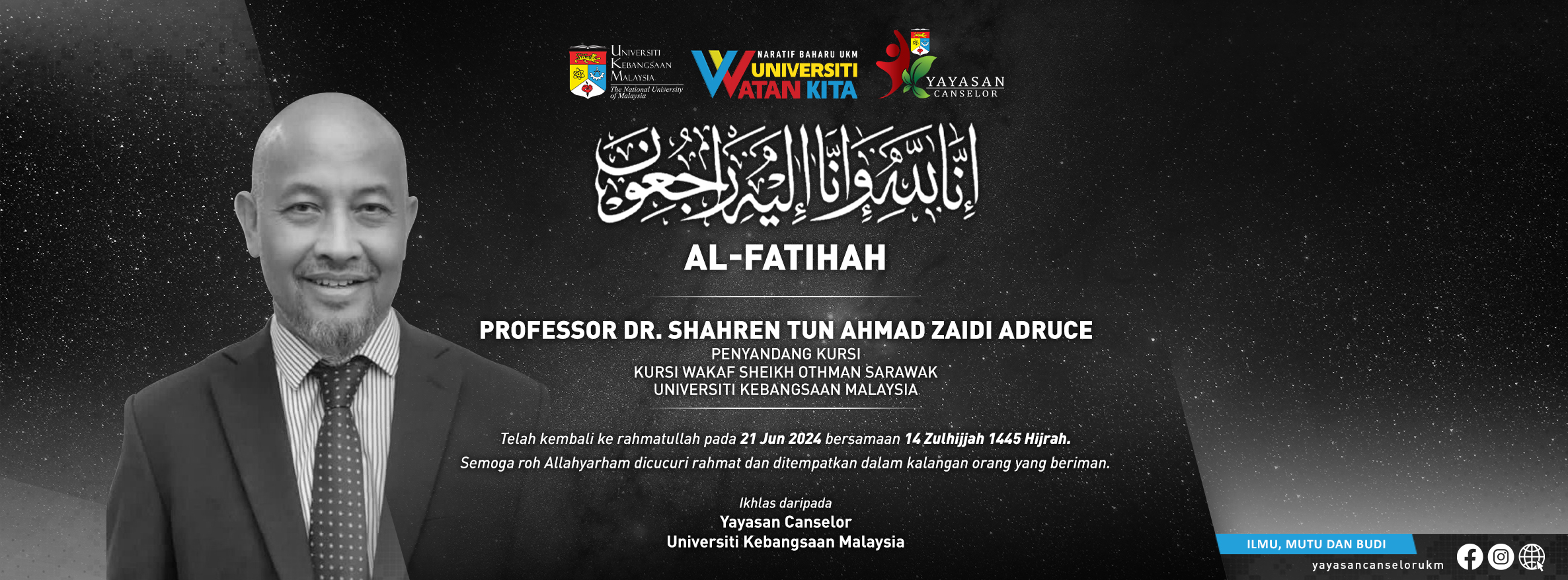 BANNER TAKZIAH-Prof. Dr. Shahren (Kursi Othman Sarawak)