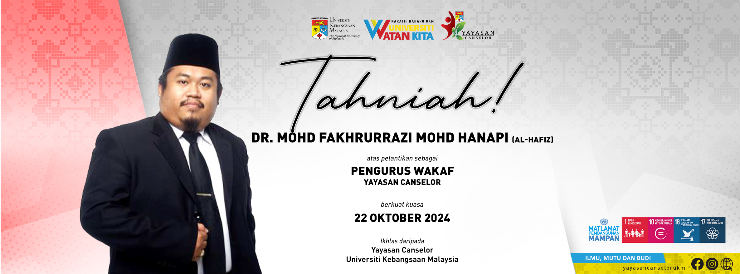 BANNER TAHNIAH-Dr. Mohd Fakhrurrazi Mohd Hanapi